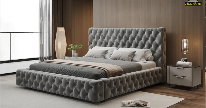 تخت خواب چستر طوسی