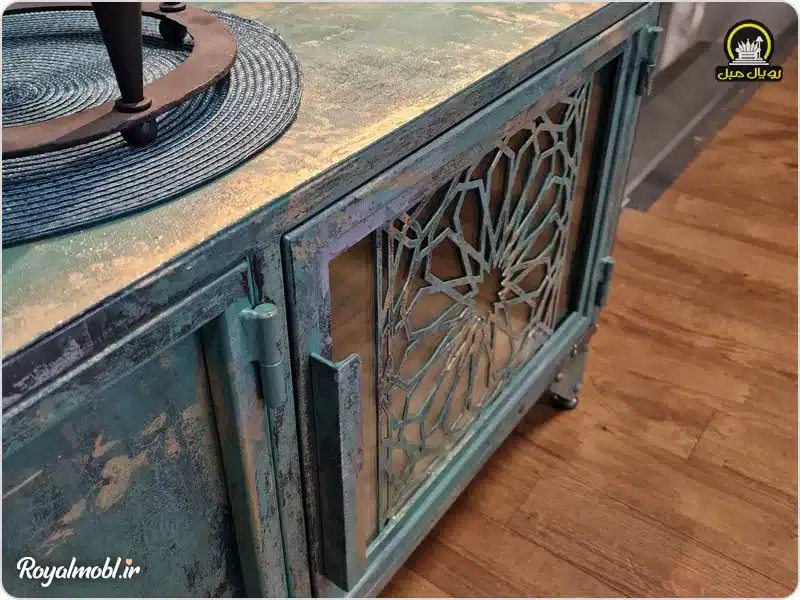 آینه و میز کنسول آنتیک پتینه