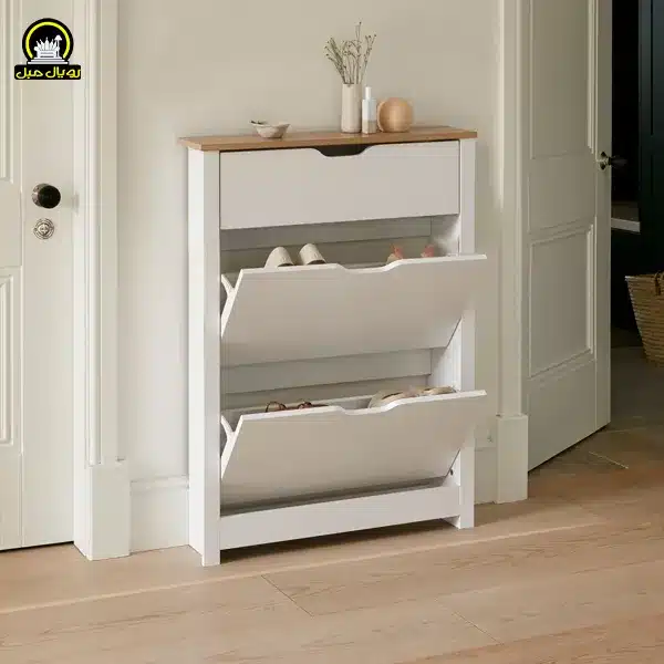کابینت جاکفشی کنسولی سفید