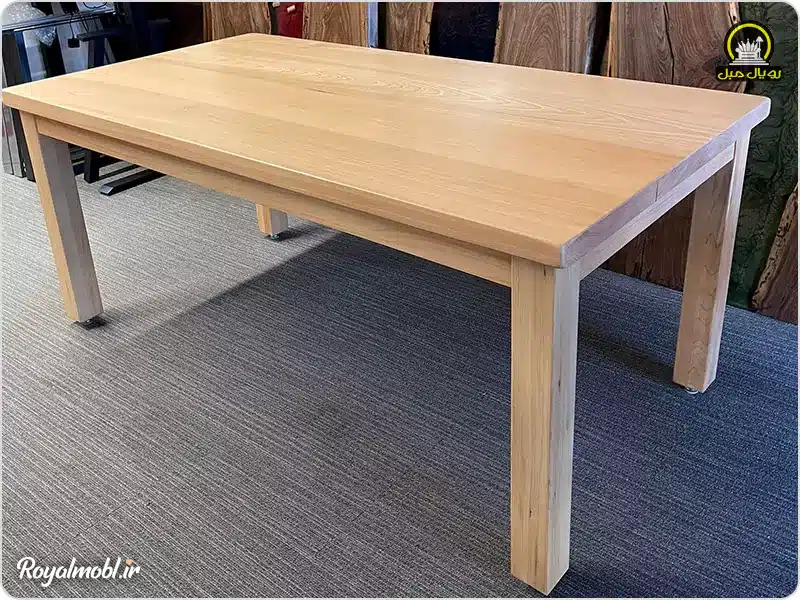 میز ناهارخوری با چوب راش