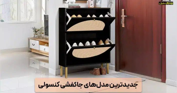 جاکفشی کنسولی - جاکفشی کنسولی جدید - جاکفشی کنسولی کلاسیک - جاکفشی کنسولی مدرن - جاکفشی کنسولی سفید - جاکفشی کنسولی قهوهای - جاکفشی کنسولی طوسی - جاکفشی کنسولی با آینه
