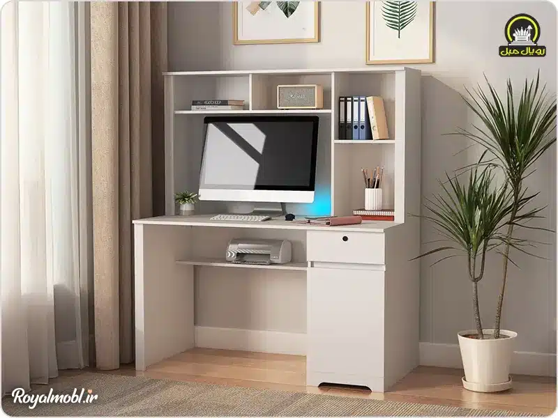 میزتحریر با قفسه