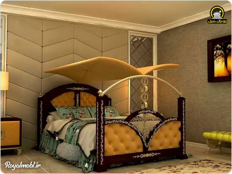 تختخواب ضد زلزله دو نفره محافظ دار