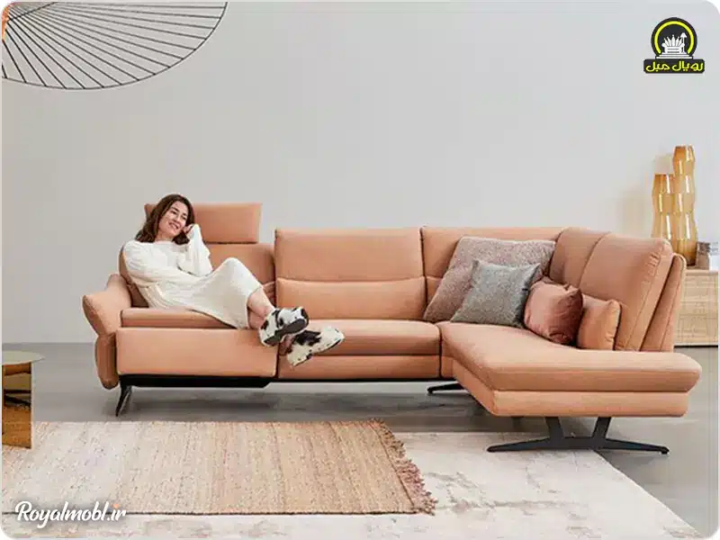 مبل رنگ گل بهی سالمون جدید