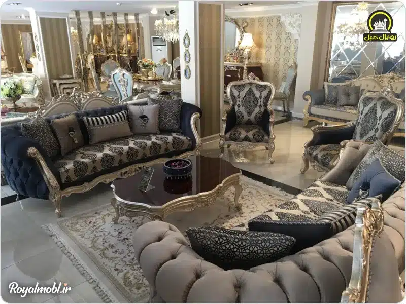 مبل کلاسیک چستر ست ۷ نفره
