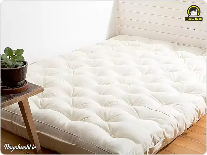 تشک پنبه ای برای روی تختخواب
