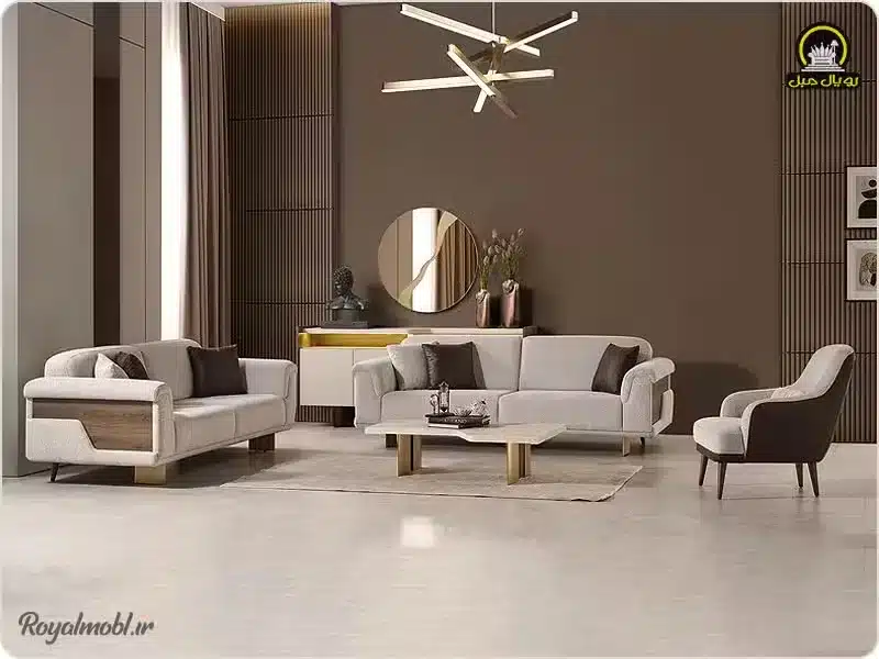 ست مبلمان سفید ۷ نفره