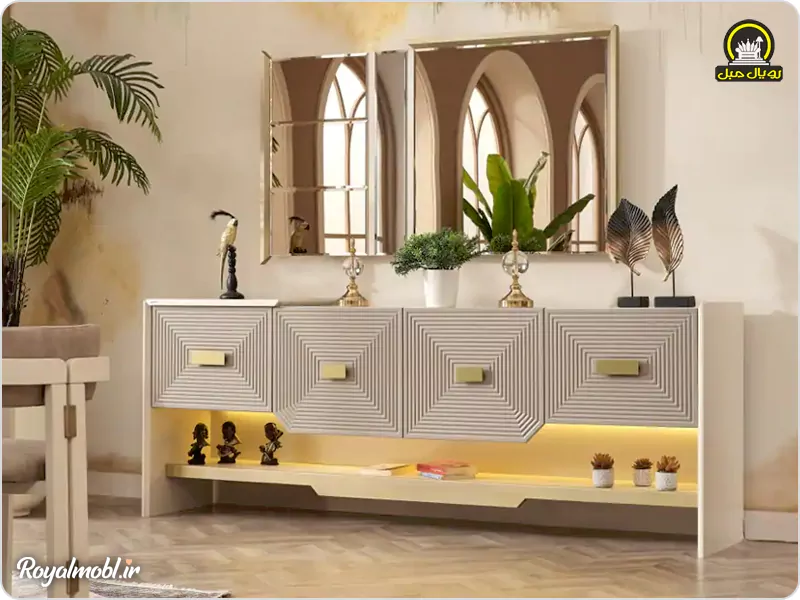 میز کنسول لاکچری برای اتاق خواب
