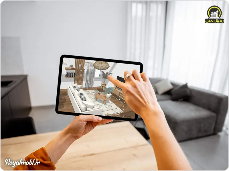 فناوری AI برای شبیه سازی مبل در منزل