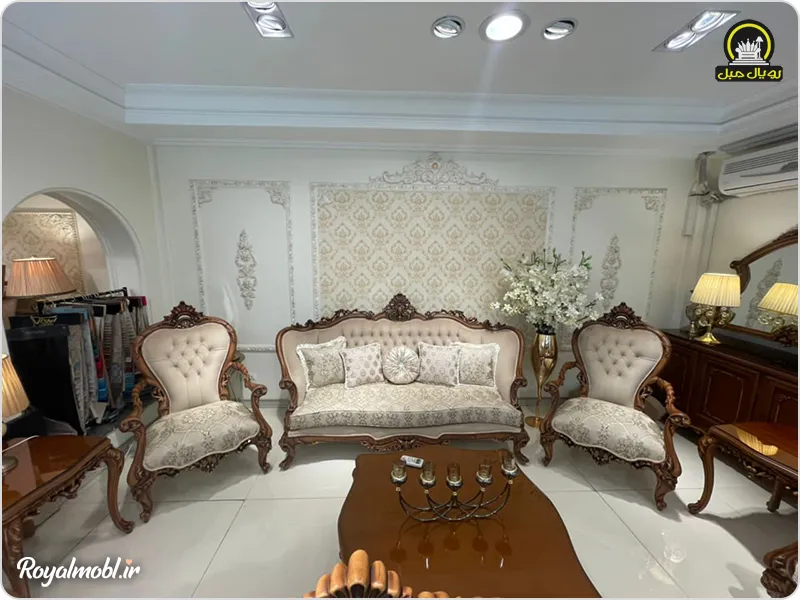 خرید مبل کلاسیک ۵ نفره