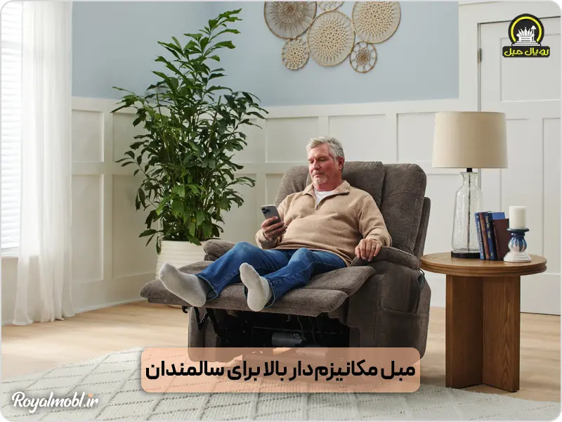 صندلی بالابر سالمندان - صندلی راحتی بالابر