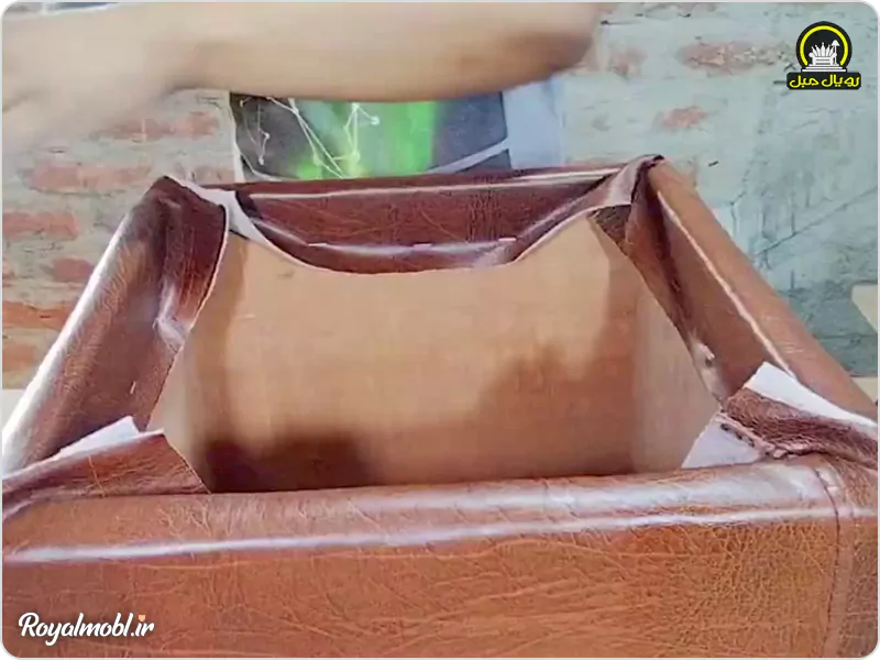 رویه کوبی و کشیدن پارچه برای پاف