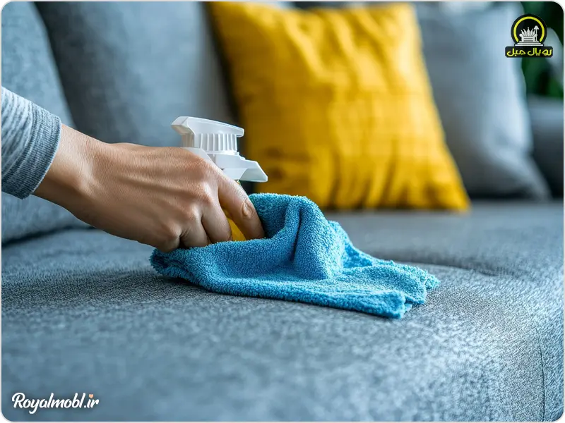 تمیز کردن پارچه مبلی در منزل