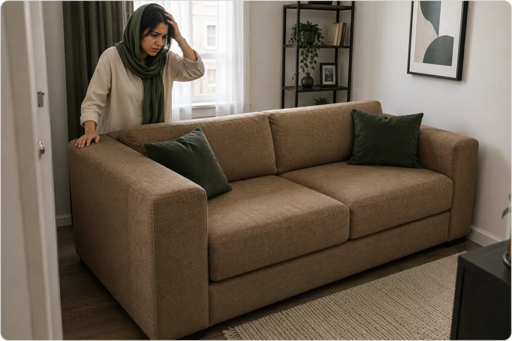 اگر خانه کوچکی دارید هرگز این ۳ مدل مبل را نخرید