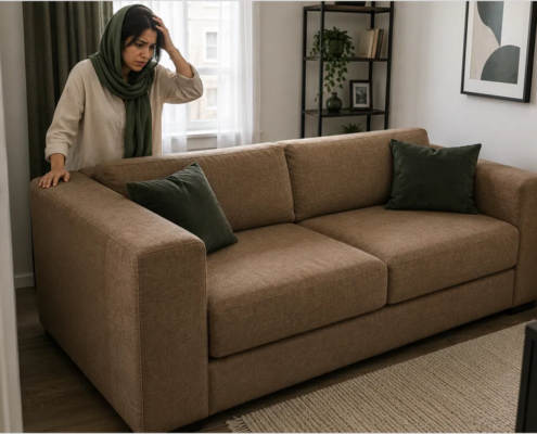 اگر خانه کوچکی دارید هرگز این ۳ مدل مبل را نخرید
