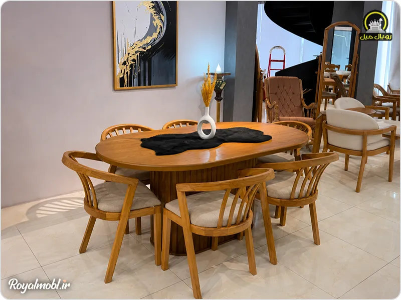 میز ناهارخوری جدید چوبی