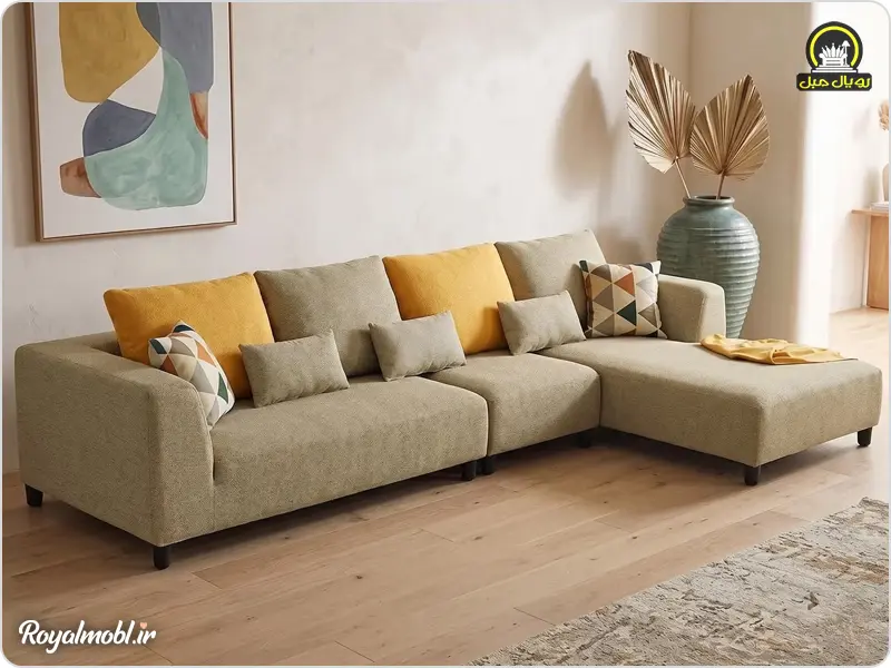 مبل مدرن با طراحی ال