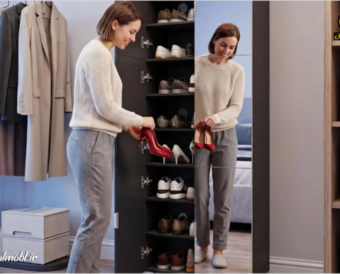 جاکفشی مدرن با آینه