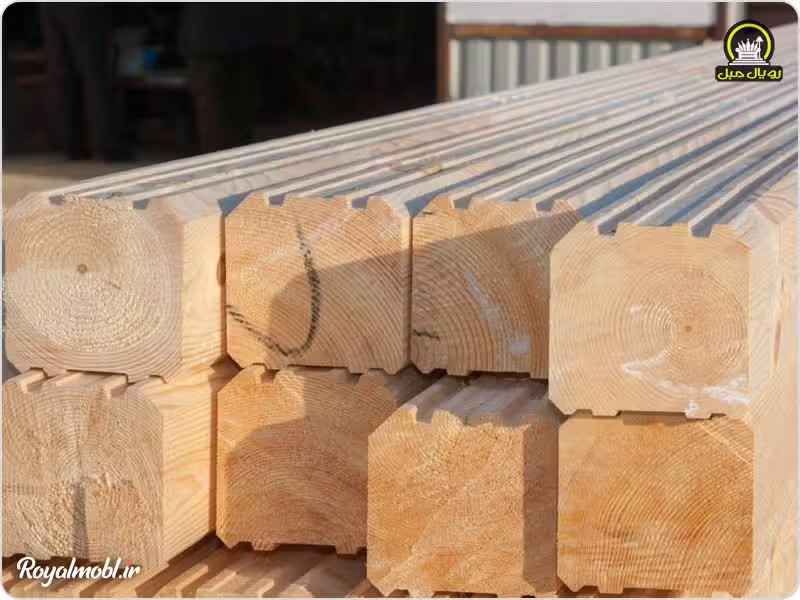 چوب روس برای استفاده در مبلمان